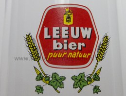 Leeuw bier hoog glas 1966 1974 4b